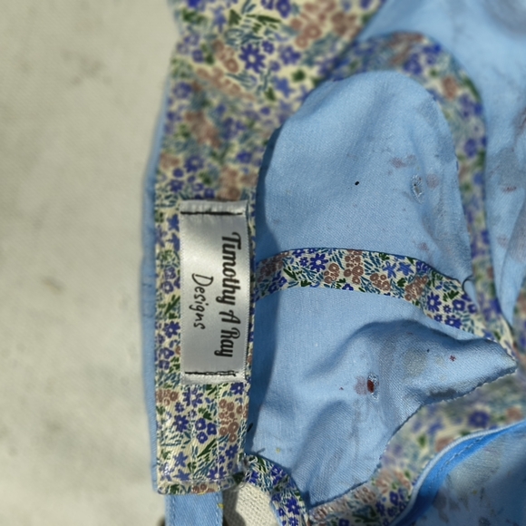 Timothy Designs Women's Blue Adj Cap with Unique Street Wear Art Design - Picture 4 of 5